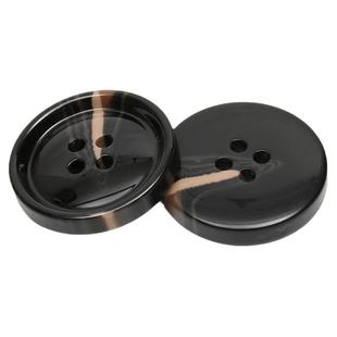 纽扣扣子风衣纽扣女树脂黑色钮扣高端男西装衣服大衣扣子配件大全