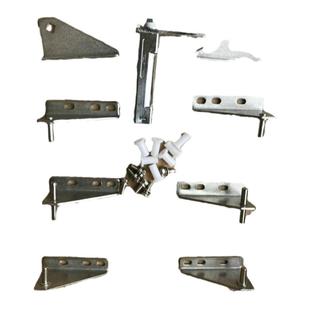 二门加厚操作台冰箱门铰链门钩铰链冰箱门配件冰柜四门六门冷藏柜