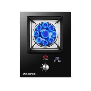 志高煤气灶单灶家用台式液化气燃气灶天然气老式不锈钢单眼灶具