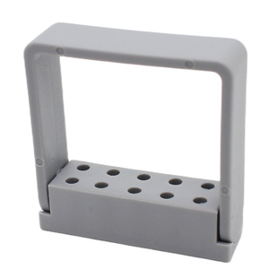 牙科低速车针架加高10孔G钻 P钻塑料消毒架车针盒消毒盒可高压