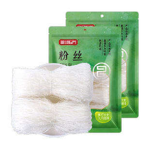 包邮！富昌龙口产区精品粉丝320g*2袋豌豆粉条扇贝米线凉拌火锅