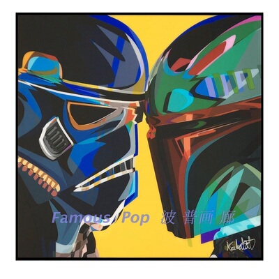 泰国keetatat波普艺术挂画Star Wars星球大战storm trooper白兵