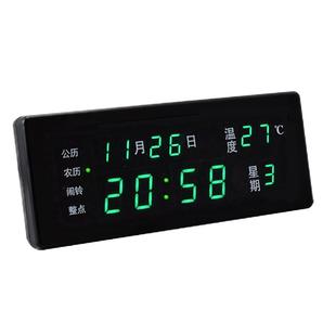 万年历电子钟日历数字时钟家用台led2025新款夜光客厅数码挂钟表