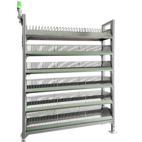 SMT智能料架感应系统PCBA亮灯引导分拣料盘货架电子元件仓储货架