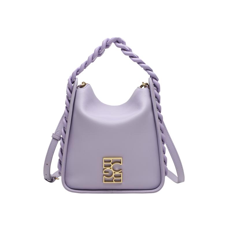 总统夫人同款品牌BCBGMAXAZRIA牛皮链条真皮女包通勤斜挎圣诞礼物