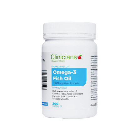 【新品】科立纯高浓度深海鱼油omega-3高含量1500mg守护心脏200粒