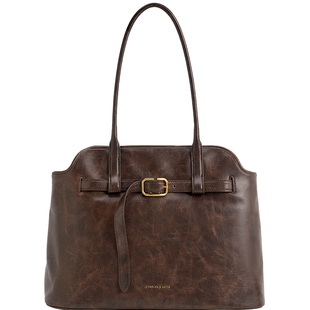 CHARLES&KEITH25秋新款CK2-30271614大容量腰带式手提单肩托特包