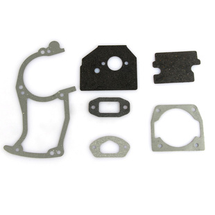 油锯配件大全伐木锯化油器消声器垫子气缸垫片箱体进气管隔热纸垫