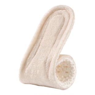 踩屎感回弹冬季加绒加厚保暖男女防臭运动久站不累软底毛绒棉鞋垫