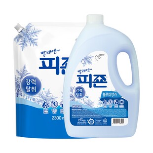 碧珍韩国进口柔顺剂香味持久衣物护理剂依兰香组合套装2.3L+2.5L