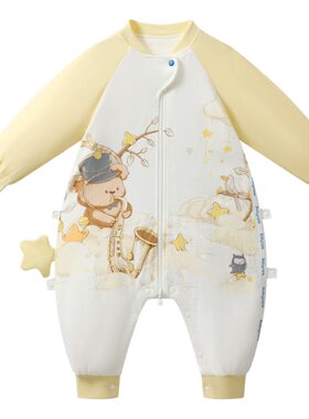 babycare婴儿睡袋春夏纱布睡衣