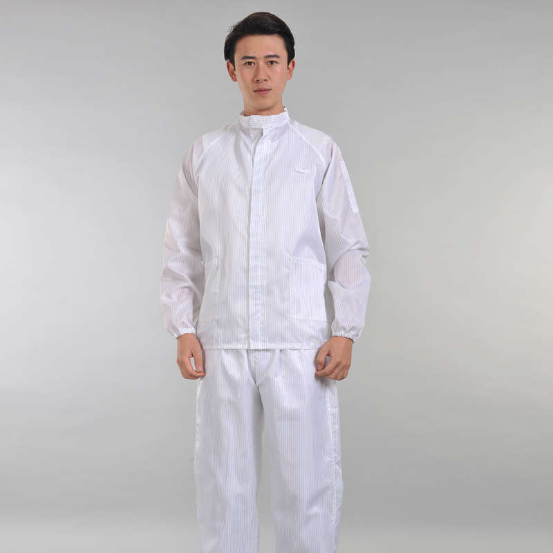 无尘服防静电分体衣服防尘服防护服套装男女食品厂服车间防粉尘服