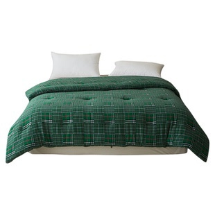 李官奇65%大豆纤维被子全棉双层纱A类母婴级冬被加厚保暖学生被褥