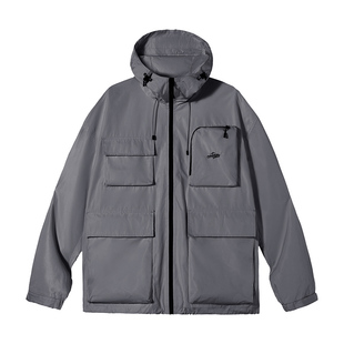 【三防】【户外】PSO Brand男装女装多口袋冲锋衣外套夹克春秋季