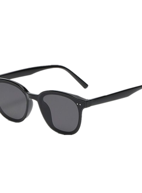 潮人小框墨镜男士浅色嘻哈韩版