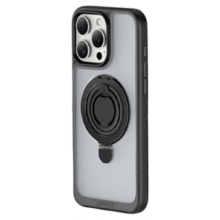 Anker安克手机壳iPhone16 Pro Max磁吸亲肤感支架手机壳指环360°旋转壳适用苹果16promax/15pro戒指手机套