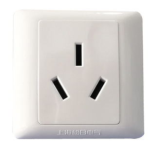 松日32A插座三孔柜机空调开关插座面板家用大功率三眼3孔32安专用