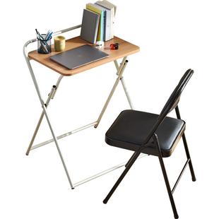 林氏生活木业折叠书桌子小户型出租屋家用简易办公电脑学生学习桌
