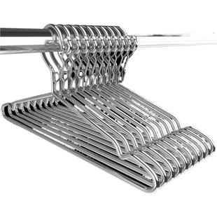 防风衣架家用晾衣架不锈钢宿舍用挂钩晒固定扣防掉卡扣室外防吹走