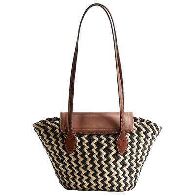 HM春季女包时尚草编单肩包1286452