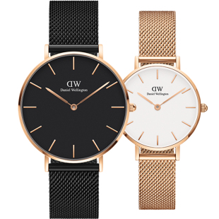 DW情侣手表一对 PETITE系列手表轻奢小众对表腕表情侣高级感礼物