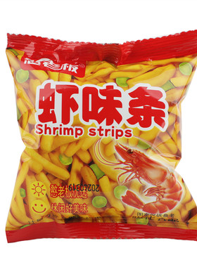 优选休闲好美味憨老板虾味条