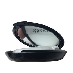 包邮欧斯啦啦face便携迷你散粉盒空盒带网粉扑化妆镜分装珍珠蜜粉