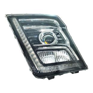 适配陕汽重卡德龙X5000大灯总成LED大灯改装透镜超亮前照灯日行灯