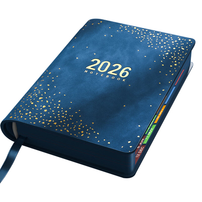 2026年星空日程本计划本学生时间管理商务笔记本新款高颜值打卡效率手册365天一日一页日记本记事本手帐本子