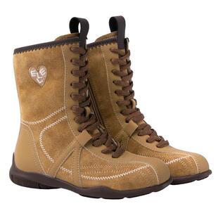 ELLEkids童靴 拳击靴女童春秋新款儿童加绒短靴子百搭防滑马丁靴