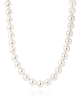 港式仿大珍珠项链女复古