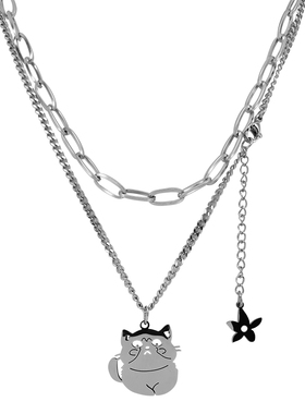 钛钢女可爱甜酷夏潮简约项链