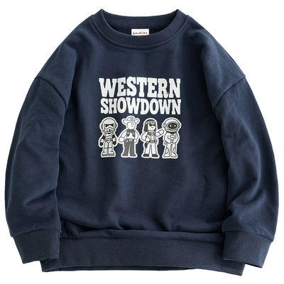 班比纳童装秋季男童卫衣长袖纯棉