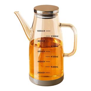 高硼硅玻璃油壶家用厨房挂油不专用油瓶食品级油罐大容量酱油醋壶