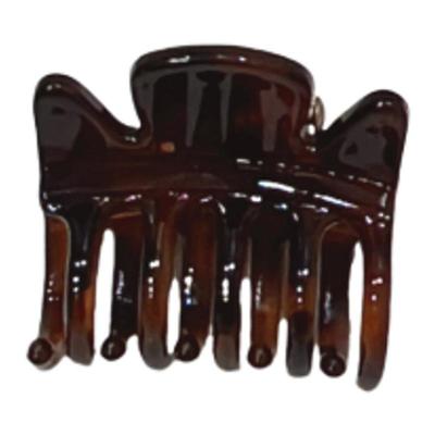 PC韩版时尚简约咖色玳瑁色小抓夹