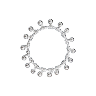 「出游trip shoot」原创自制 铃铛流苏 有声990纯银手链森系灵动