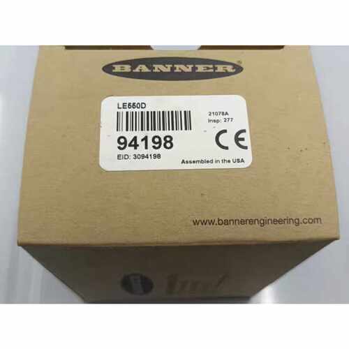 议价BANNER邦纳LE550D激光传感器适用