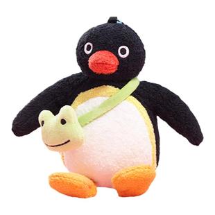正版山莫pingu企鹅挂件爱鱼Robby可爱毛绒公仔礼物小玩偶包包挂饰
