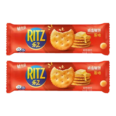 乐之芝士味夹心饼干小圆饼干