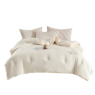 大豆纤维被拉链款被子被芯子母被