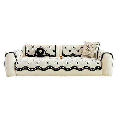 半边绒异形沙发垫冬季2025新款