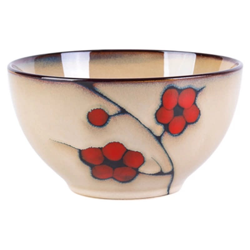 玉泉陶瓷梅花餐具套装