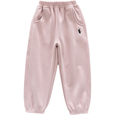 男女童加绒薄绒运动裤