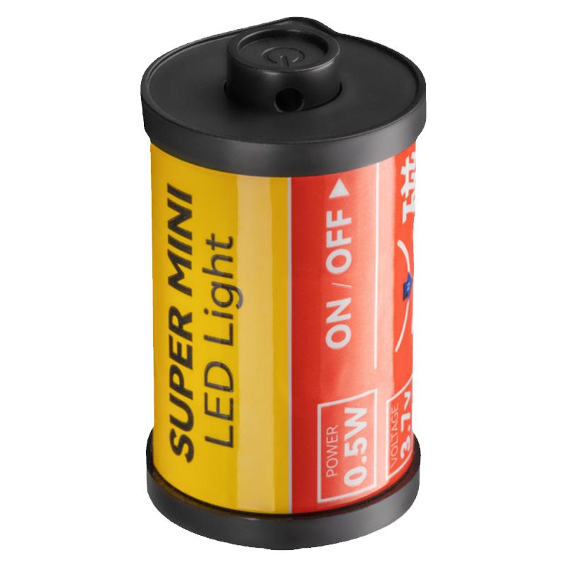 【现货秒发】铭匠补光灯磁吸全彩RGB胶片胶卷款式LED灯口袋灯适用大疆action4富士尼康Z复古微单冷热靴补光灯