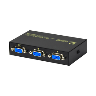 阿卡斯VGA切换器四进一出2进1出电脑屏幕切换器显示器转换器配高清线4路1分三口五口VGA视频信号矩阵切换器