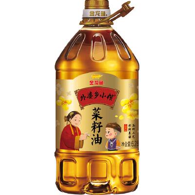 外婆乡小榨菜籽油6.28L/桶