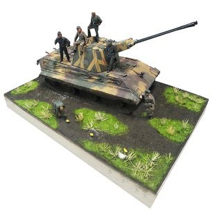 恒辉模型 CJ001 1/35 E-50 防空坦克场景 成品模型