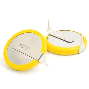 原装LIR2032带脚可充电纽扣电池3.6V锂离子电子LIR2450带线插头扣式PCB电子主板专用