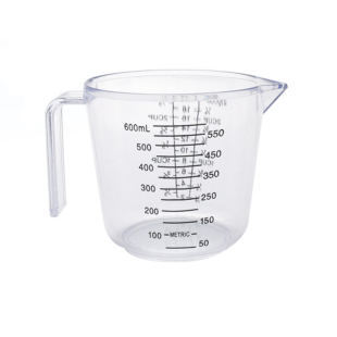量杯塑料透明带刻度杯大小测量杯家用厨房烘焙计量工具面粉量勺