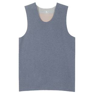 铜牛远红外蓄热贴护原液暖绒男背心 秋冬上衣男NB035